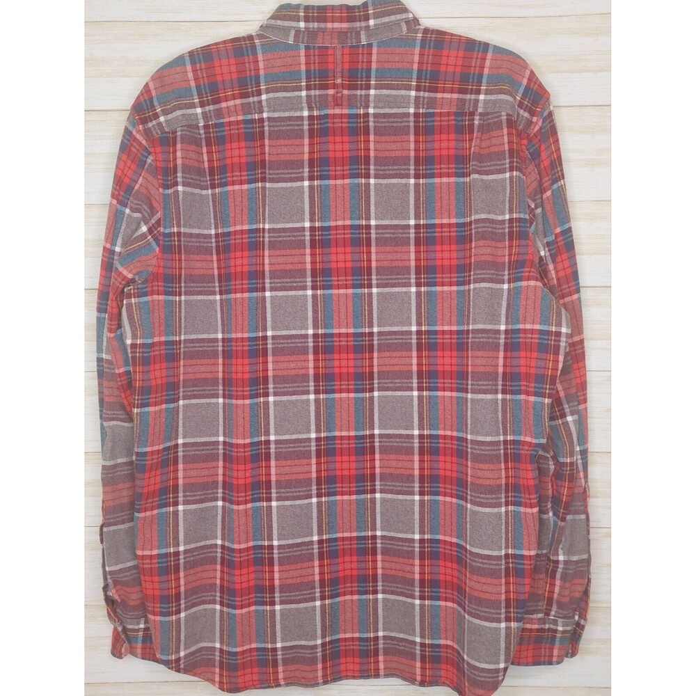 Banana Republic Men's Shirt Luxe Flannel Camden Fit Size Large Long Sleeve - Picture 2 of 7